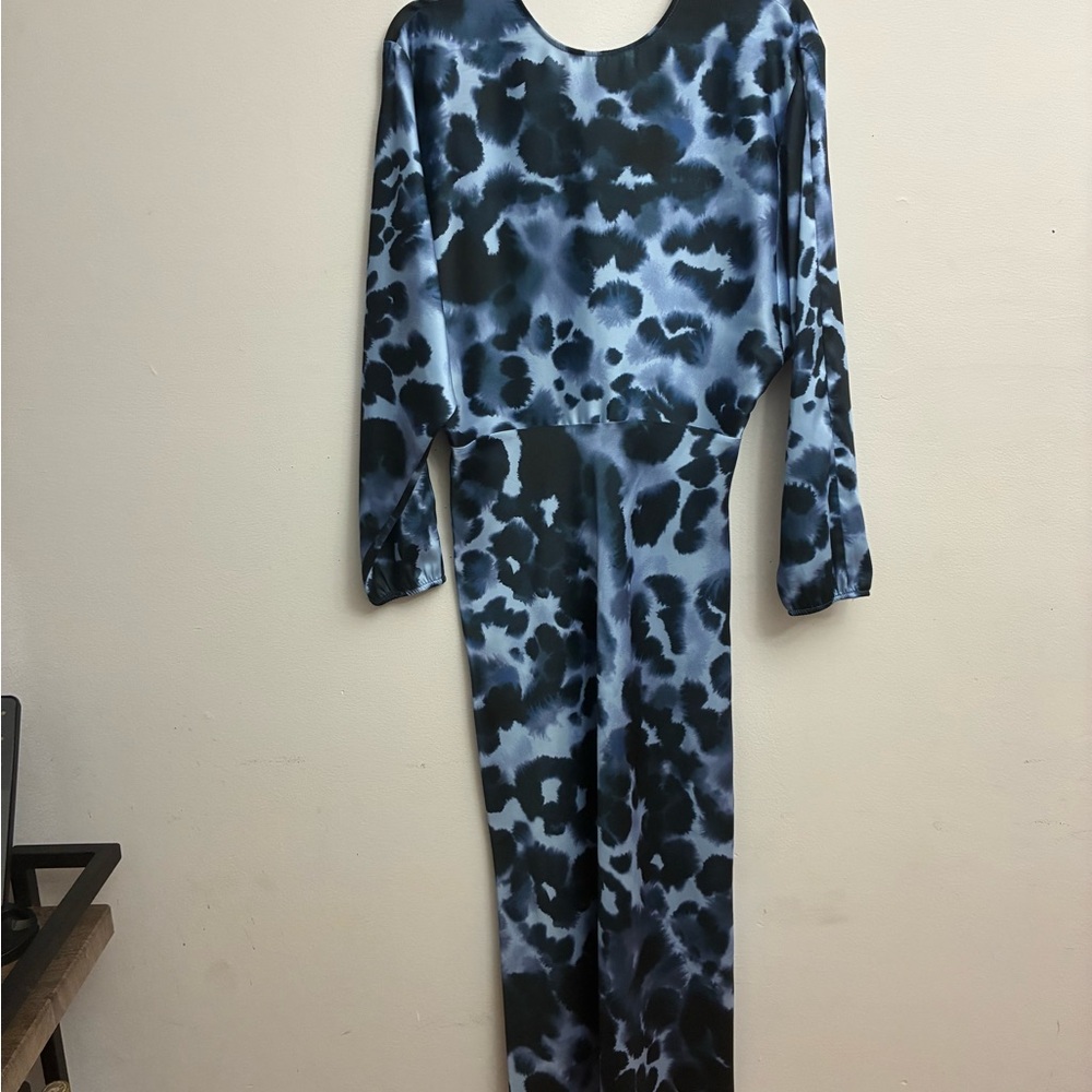 Primark Blue and Black Maxi Dress